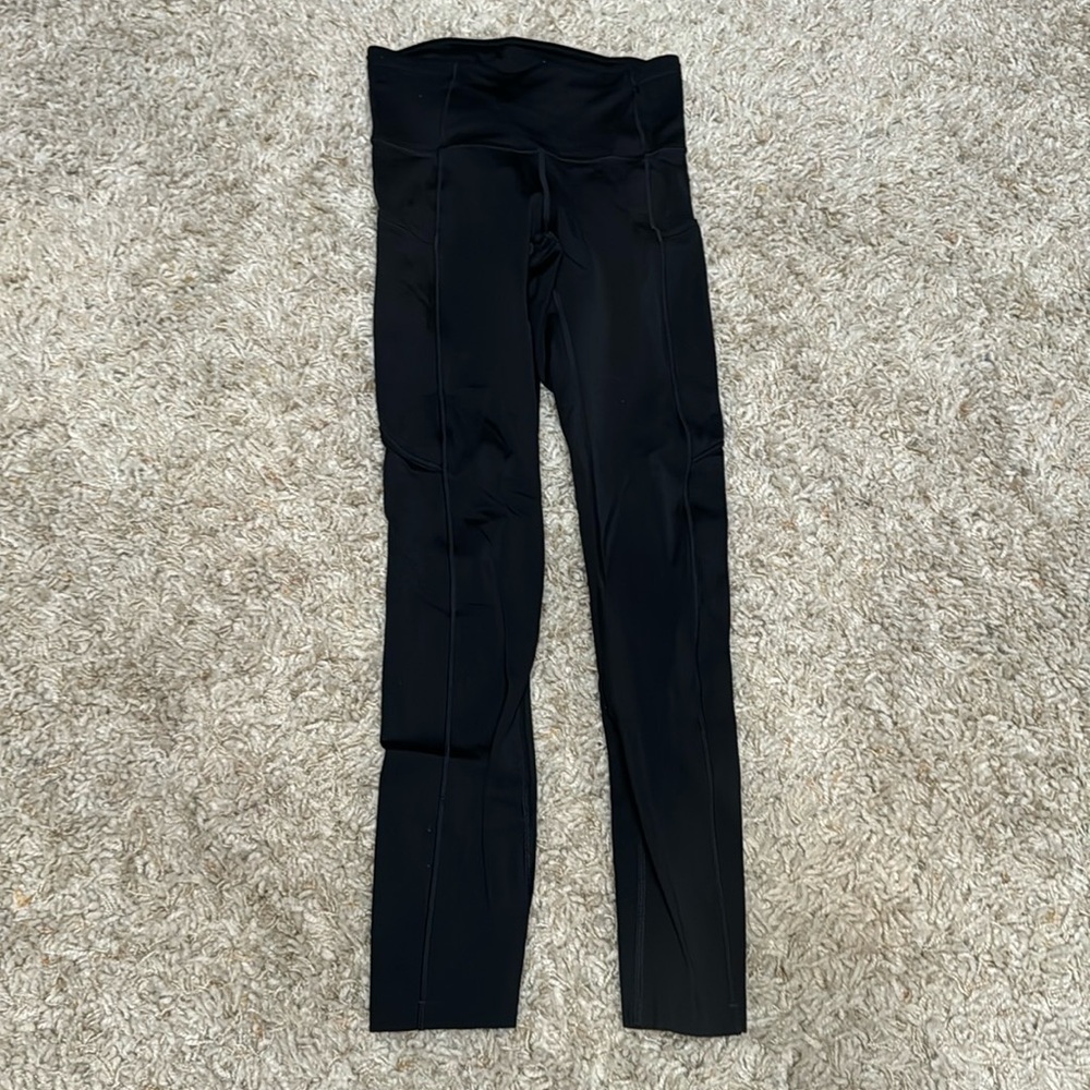 Lululemon Fast and Free Black Leggings Size 2 Worn